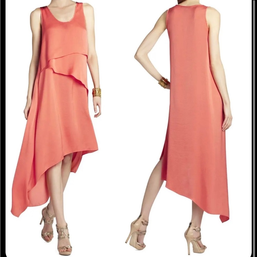 BCBG Max Azria coral Reese dress